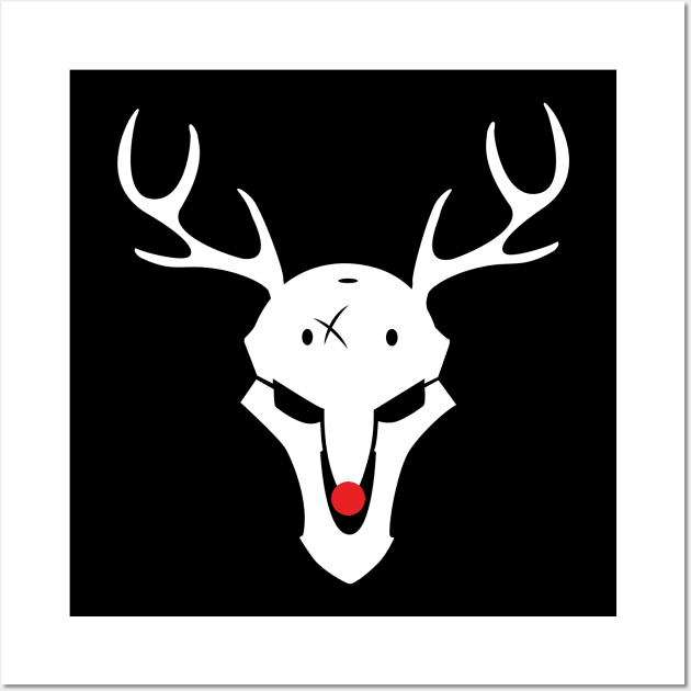 Reindeer Reaper Wall Art by CloudWalkerDesigns